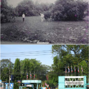 ภาพแปะฟ้า”สวนหลวงราชฤดี(ศรีธรรมราชศึกษา)ถึงอนุสาวรีย์วีรไทย”